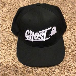 GHOST Logo SnapBack Black